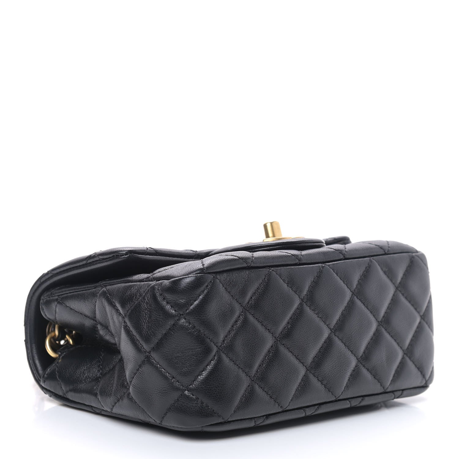 Chanel Lambskin Quilted Mini Pearl Crush Flap Black 4 of 11