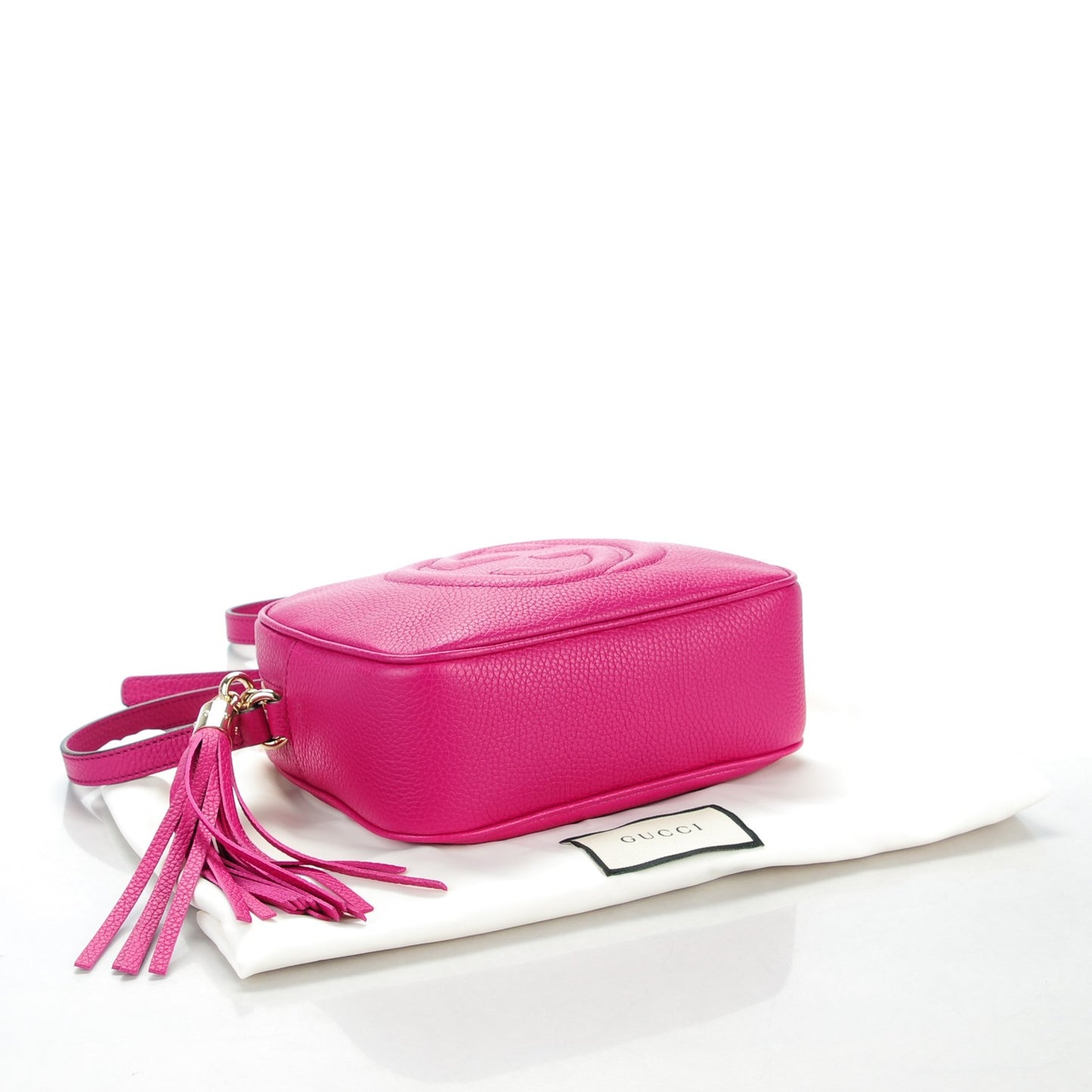 Cellarius Calfskin Small Soho Disco Bag Bright Bouganville