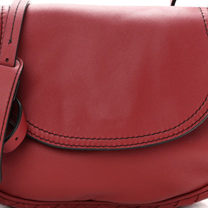 Bottega Veneta Nappa Intrecciato Small Nodini Flap Crossbody Baccara 7 of 10
