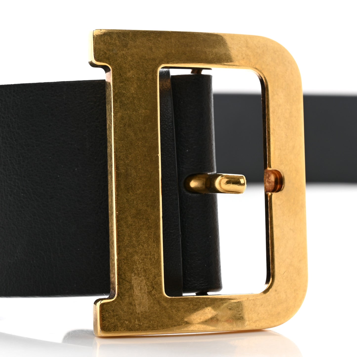 Calfskin Diorquake Belt 75 30 Black