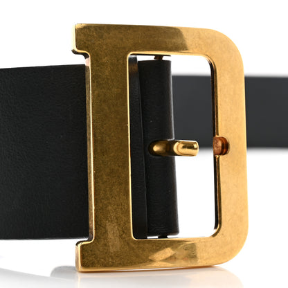 Christian Dior Calfskin Diorquake Belt 75 30 Black 7 of 8