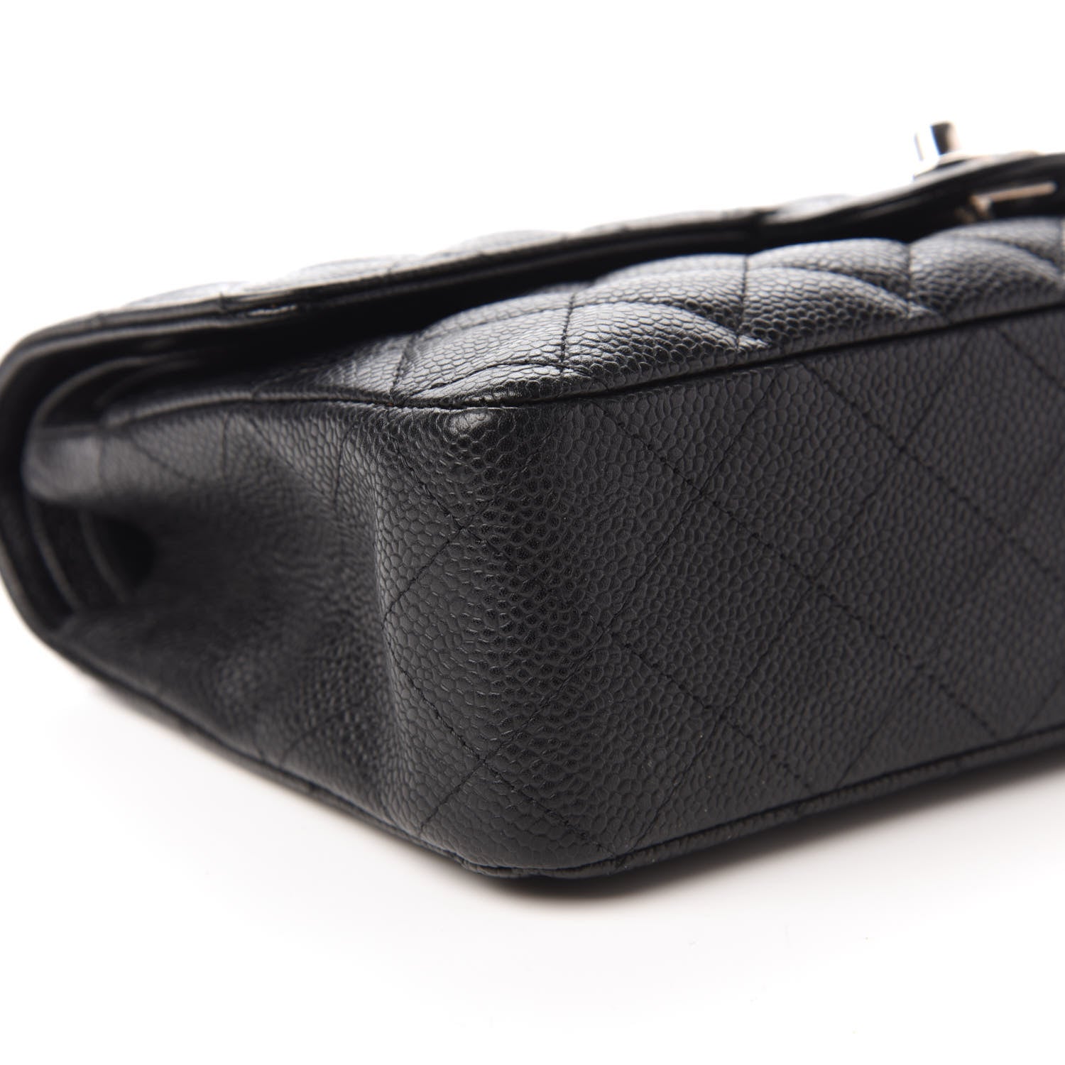 Chanel Caviar Quilted Medium Double Flap Black 6 of 10