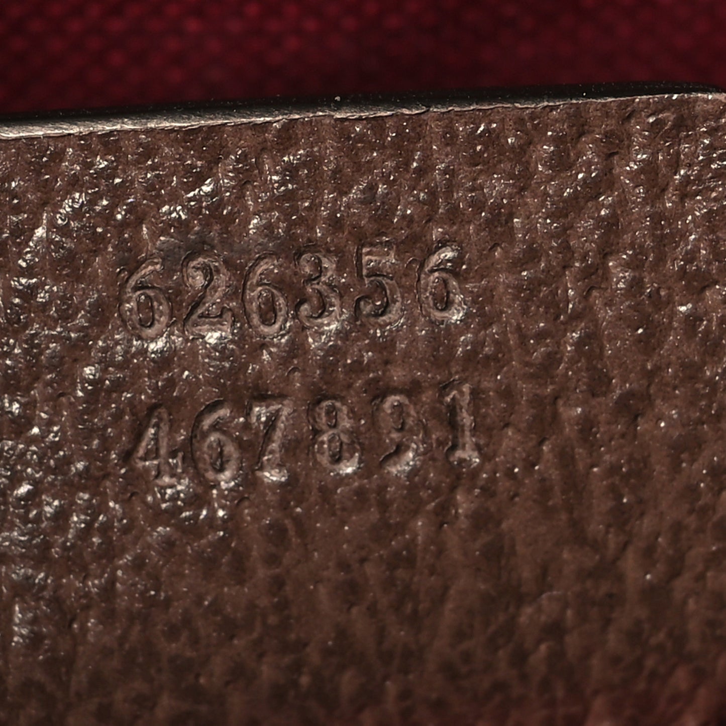 GG Supreme Monogram Textured Dollar Calfskin Medium Detail Tote Beige Ebony New Acero