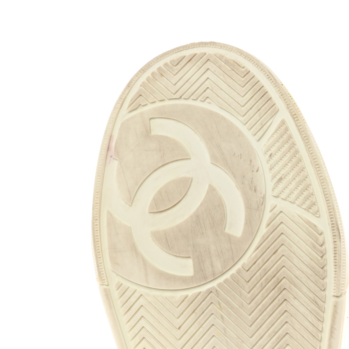 Calfskin Womens Logo Sneakers 36.5 Pink White