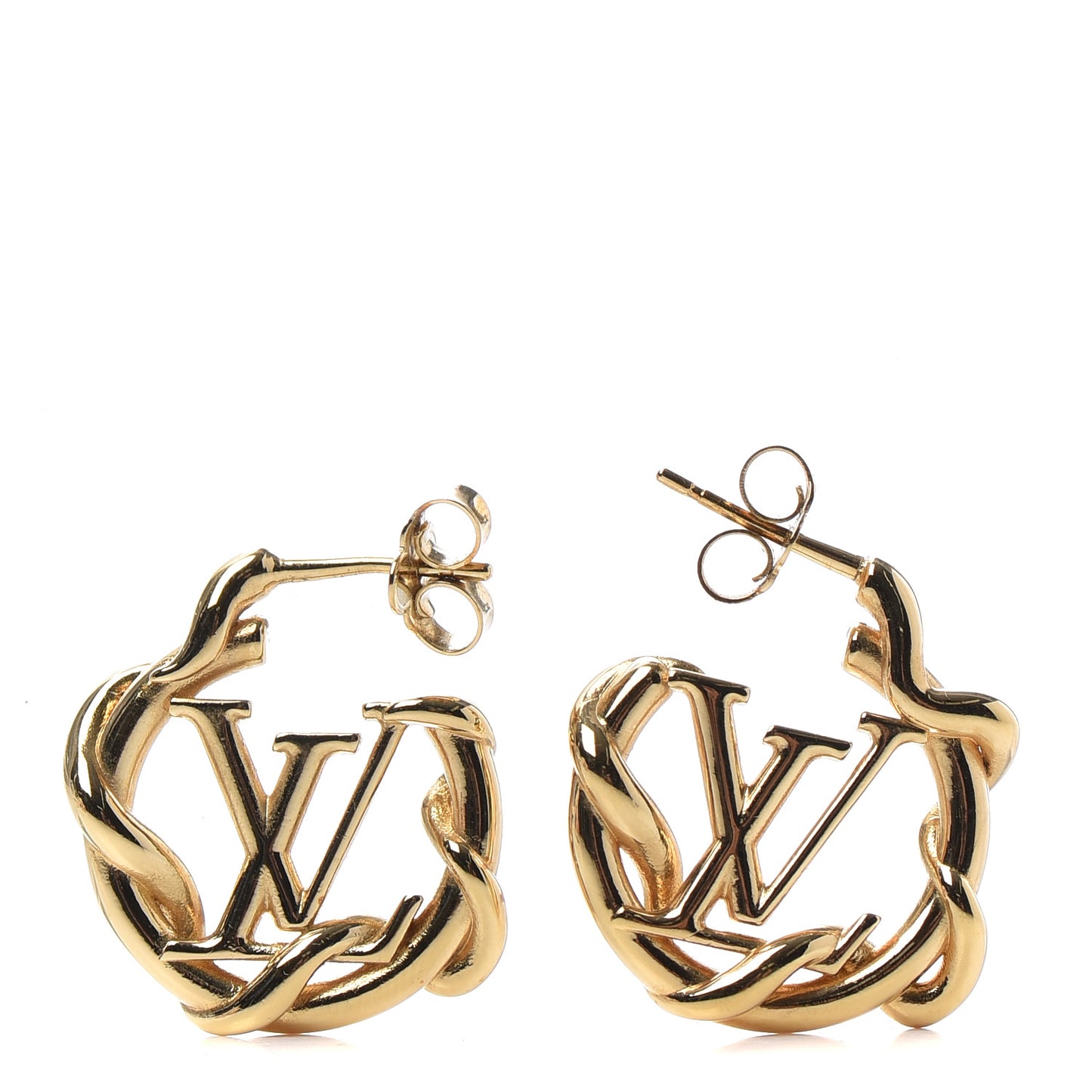 Garden Louise Hoop Earrings Gold