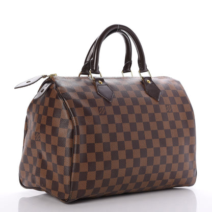 Louis Vuitton Damier Ebene Speedy 30 3 of 11