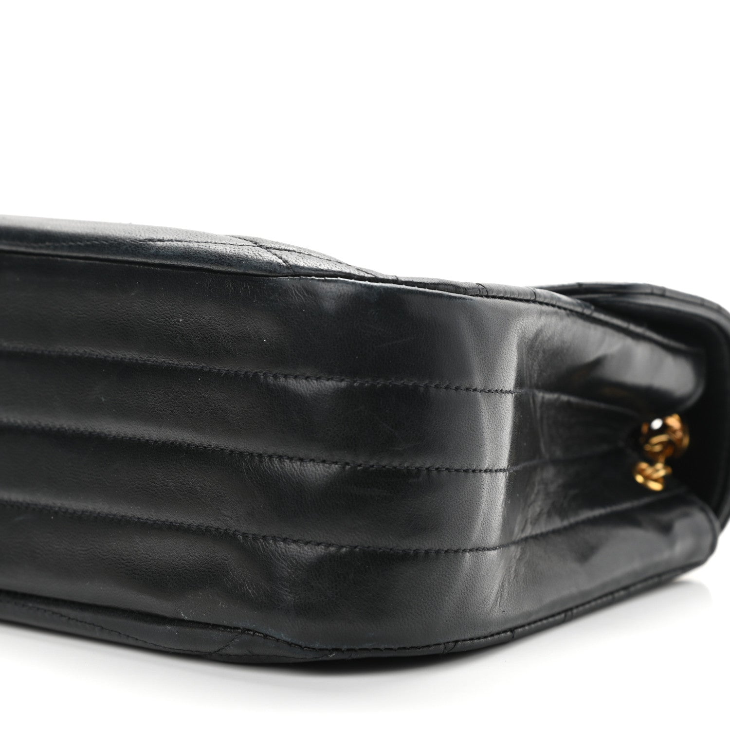 Chanel Lambskin Quilted Small Single Flap Black 11 of 12