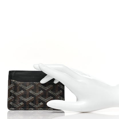 Goyard Goyardine Saint Sulpice Card Holder Black 2 of 8