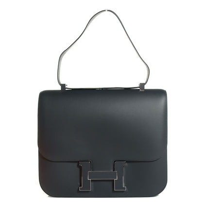 Hermes Veau Sombrero Constance Cartable 29 Bleu Obscur 1 of 16