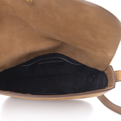 Saint Laurent Suede Eddie Serpent Shoulder Bag Brown 5 of 17