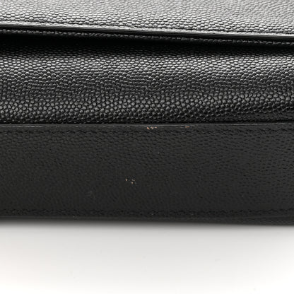 Saint Laurent Grain De Poudre Medium Classic Monogram Kate Tassel Satchel Black 11 of 14