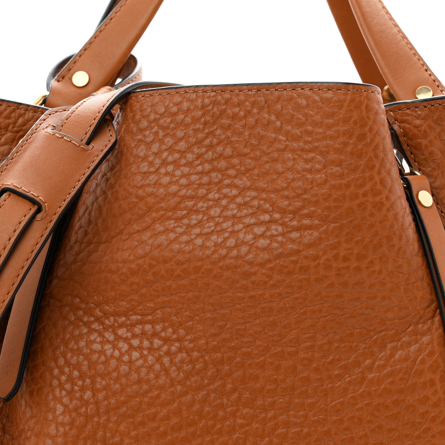 Grainy Calfskin House Check Small Maidstone Saddle Brown