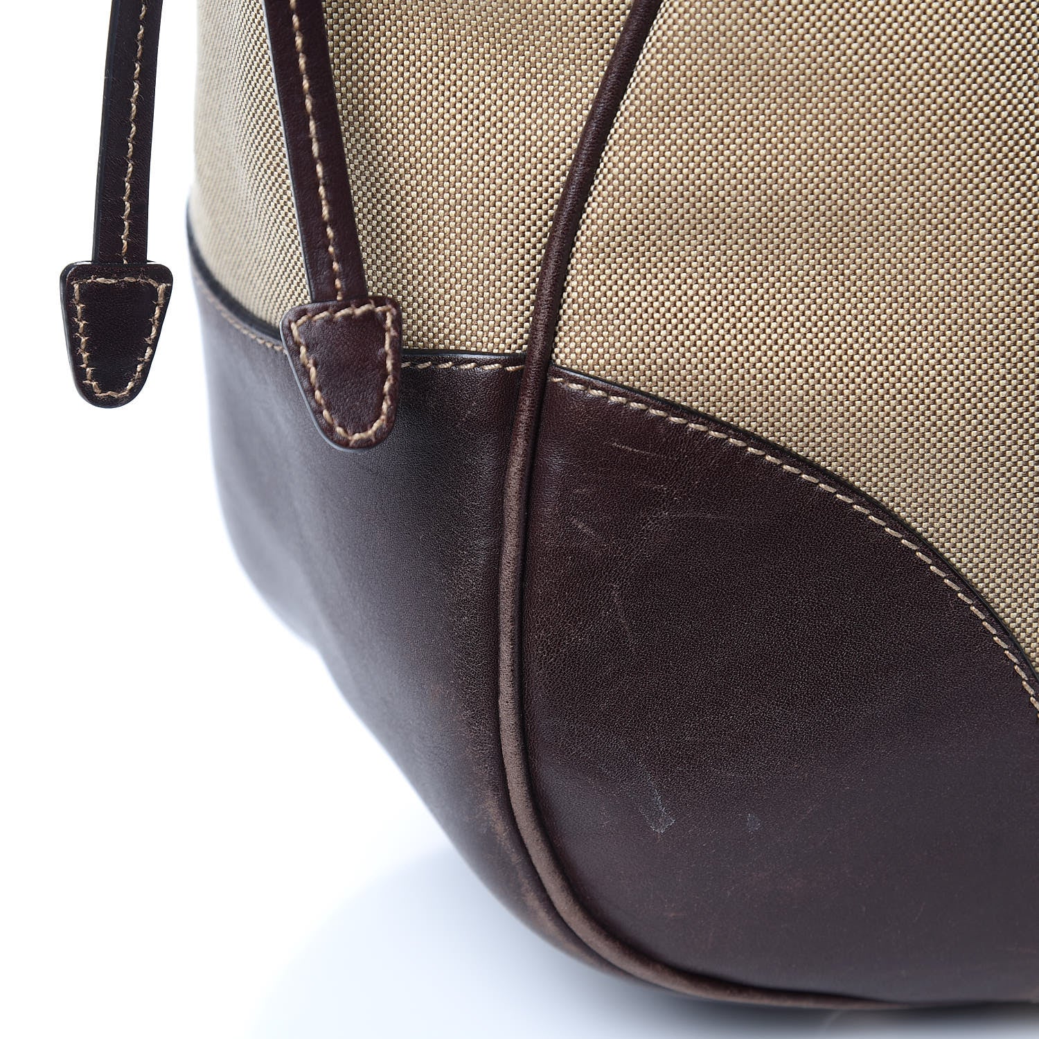 Prada Jacquard Logo Hobo Brown 10 of 18
