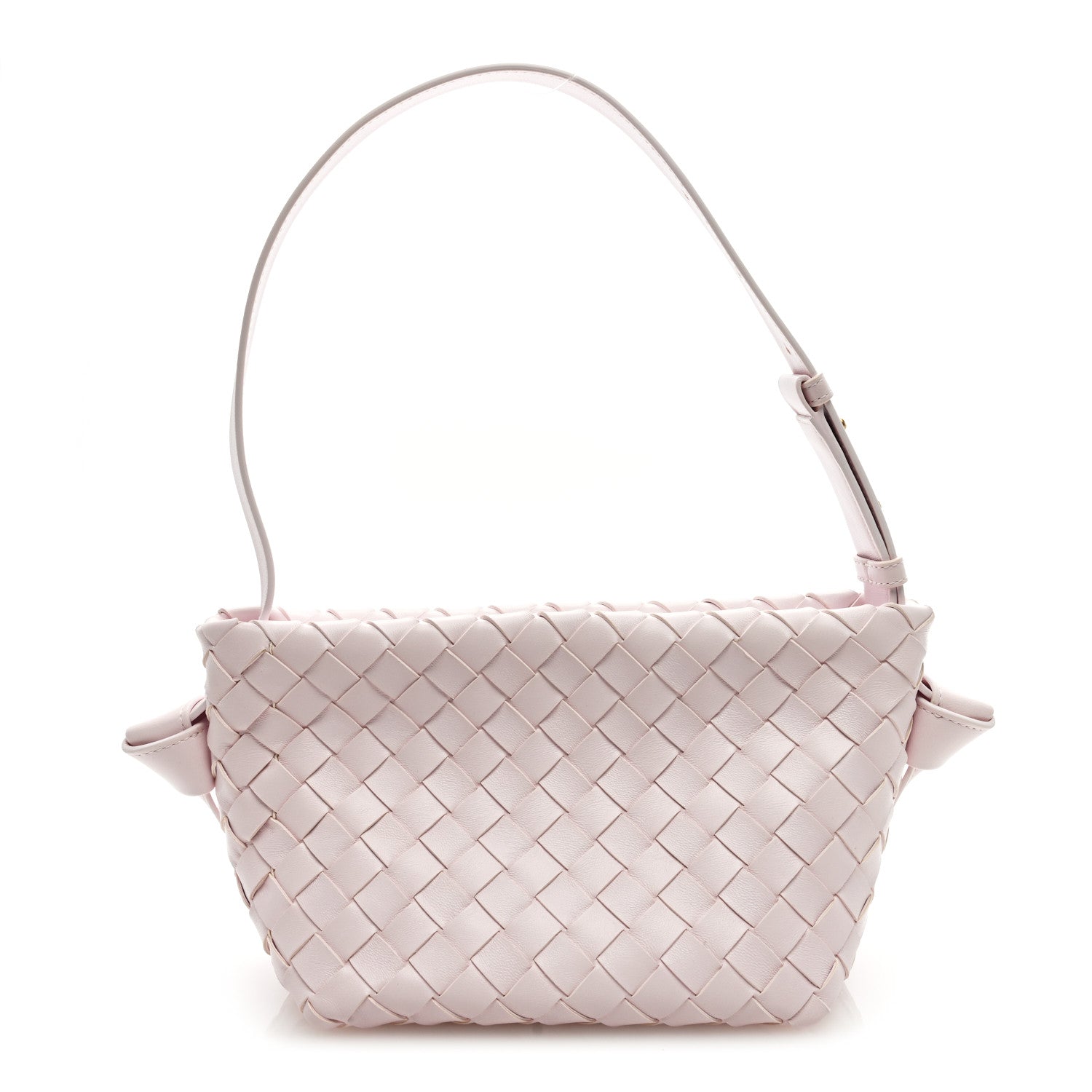 Bottega Veneta Nappa Intrecciato Tie Shoulder Bag Bliss Washed 1 of 8