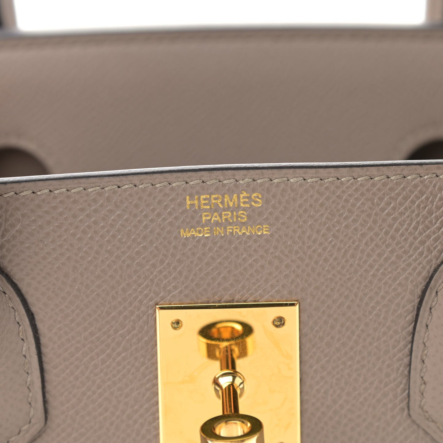 Epsom Birkin 30 Gris Asphalte