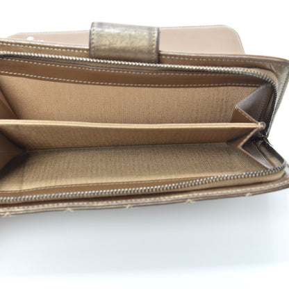 Chanel Metallic Aged Calfskin Stitched Reissue Flap Wallet Bronze 6 of 9