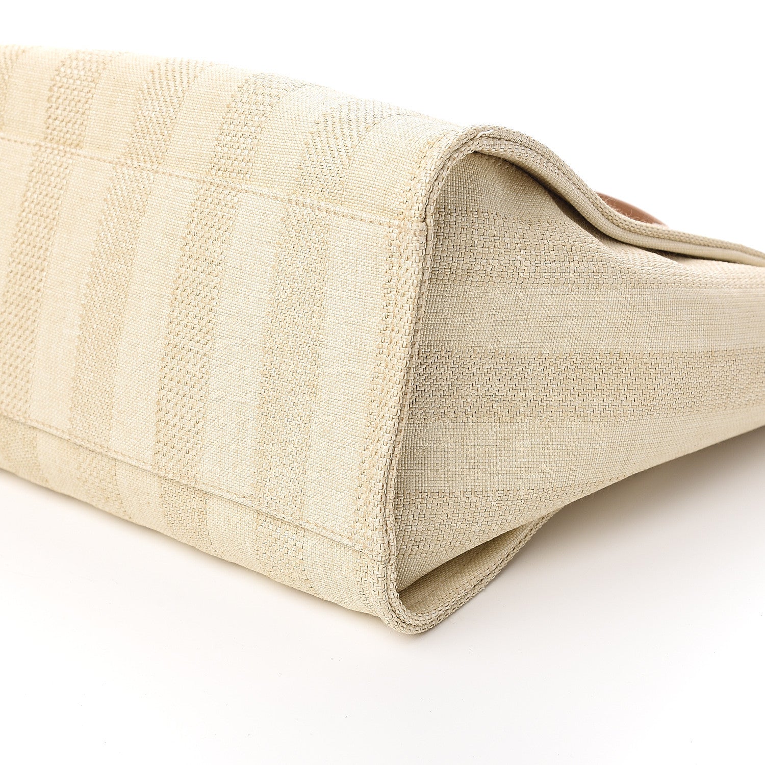 Chanel Mixed Fibers Striped Medium Deauville Tote Beige 8 of 9