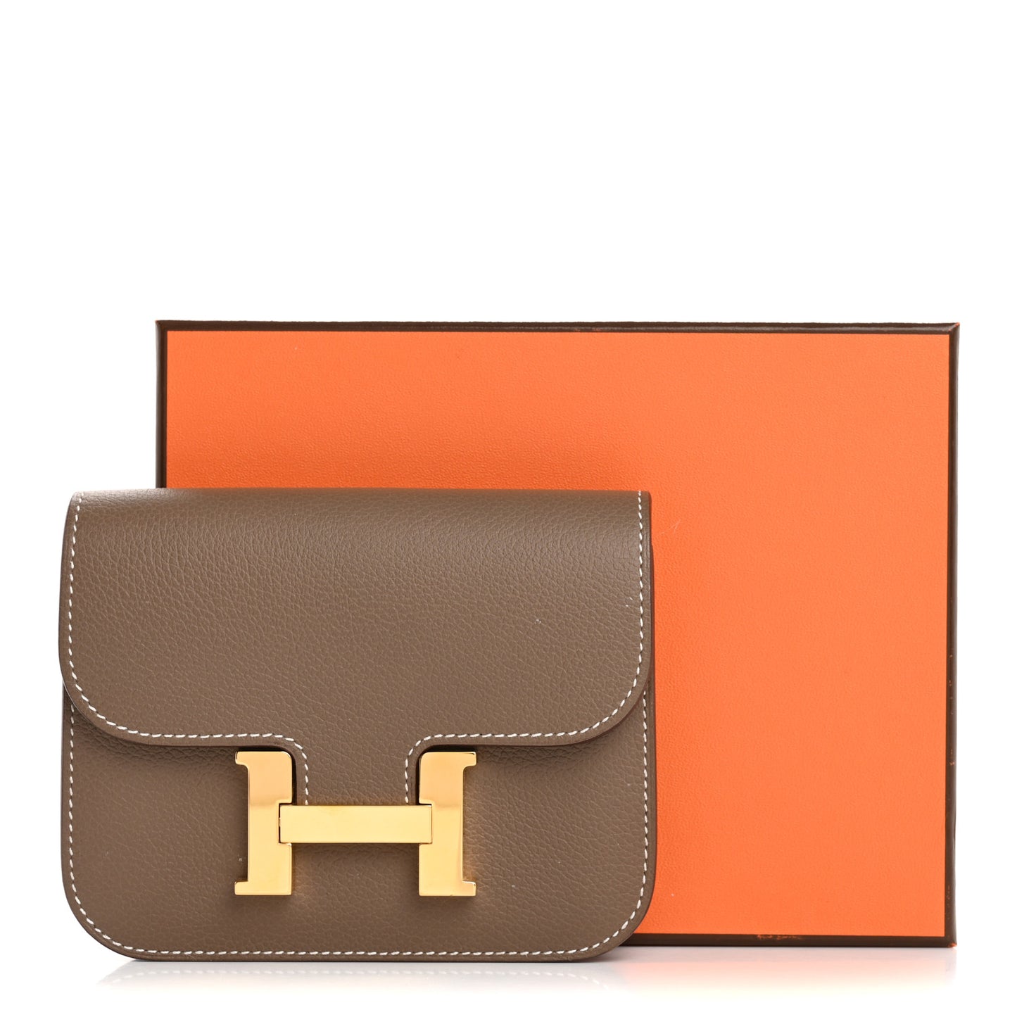 Evercolor Constance Slim Wallet Etoupe