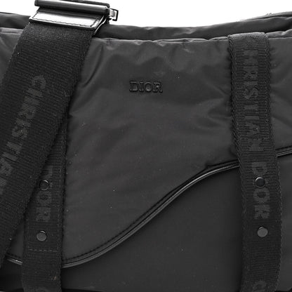 Christian Dior HOMME Nylon Saddle Messenger Bag Black 9 of 12