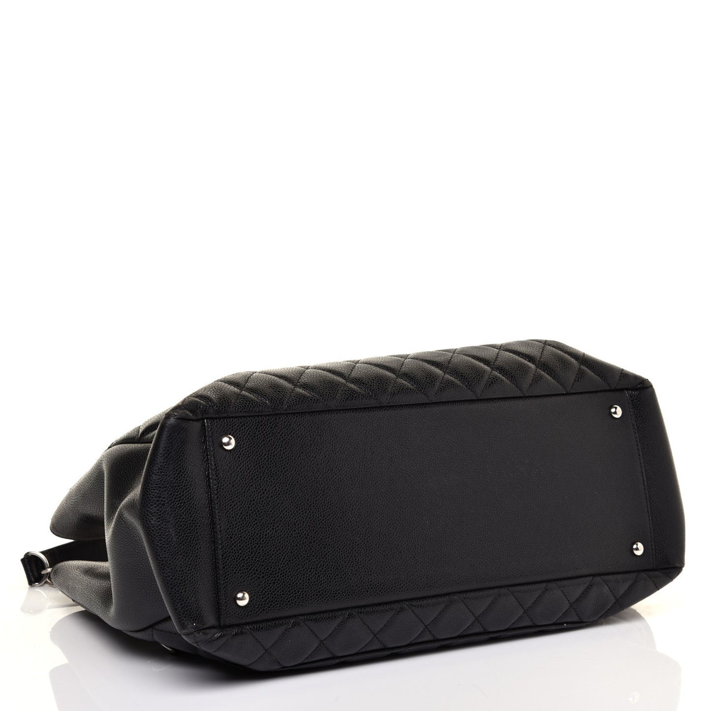 Caviar Quilted XL Grand Shopping Tote GST Black
