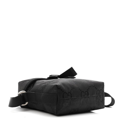 Gucci Econyl Nylon Monogram Off The Grid Messenger Bag Black 4 of 11