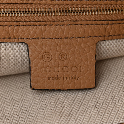 Gucci Pebbled Calfskin Large Soho Hobo Camelia 6 of 10