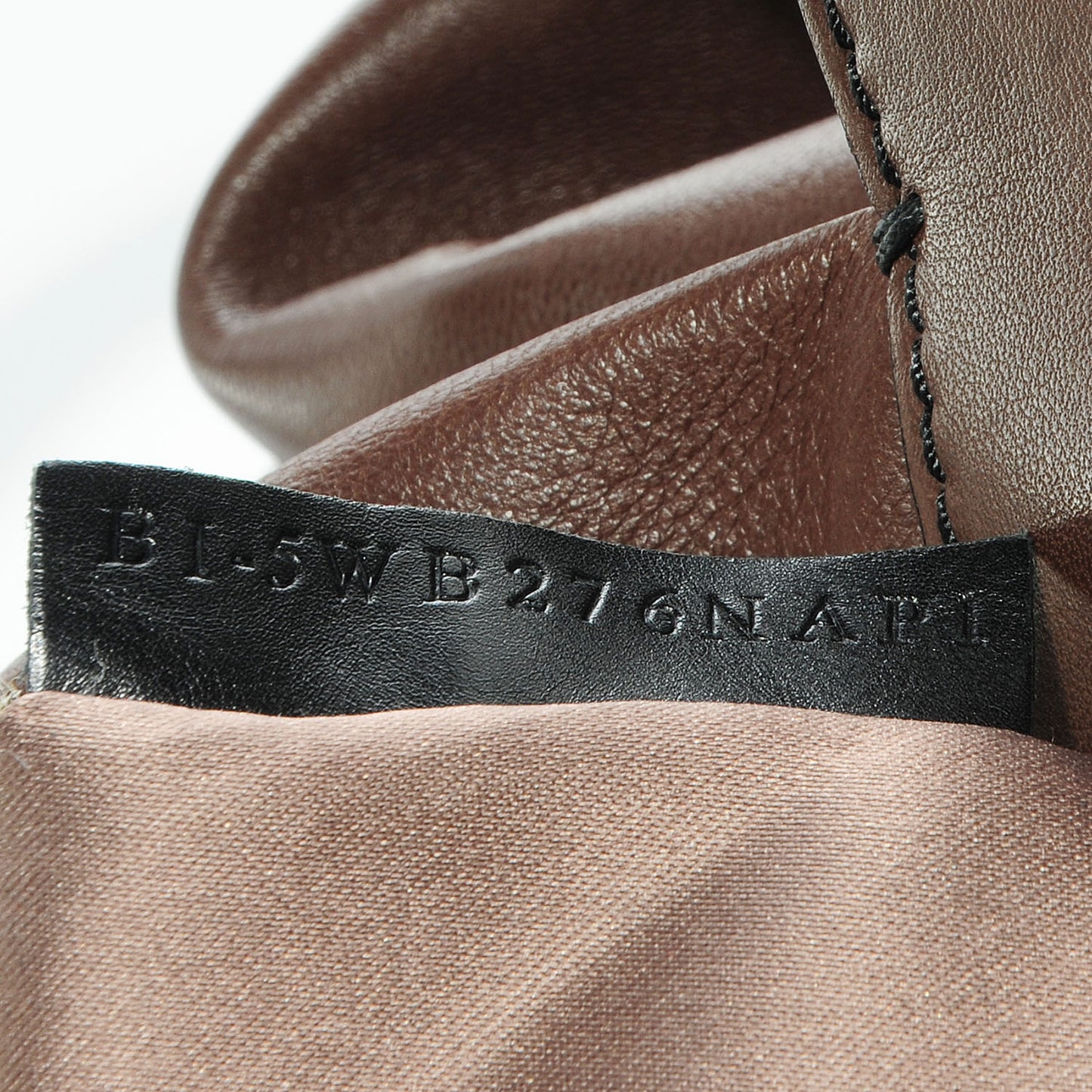 Nappa Leather Rose Vertigo Tote Brown