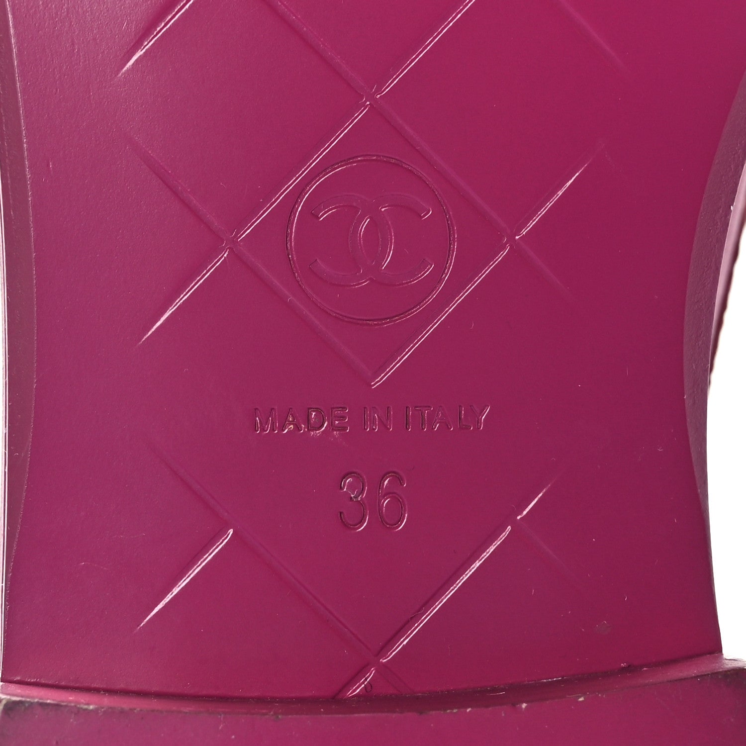 Chanel Lambskin Quilted CC Turnlock Loafers 36 Fuchsia 7 of 9