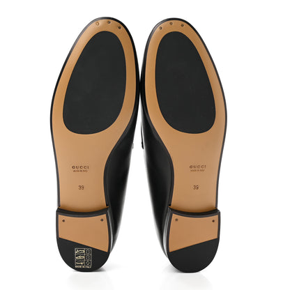 Gucci Calfskin Womens Jordaan Loafers 39 Black 5 of 10