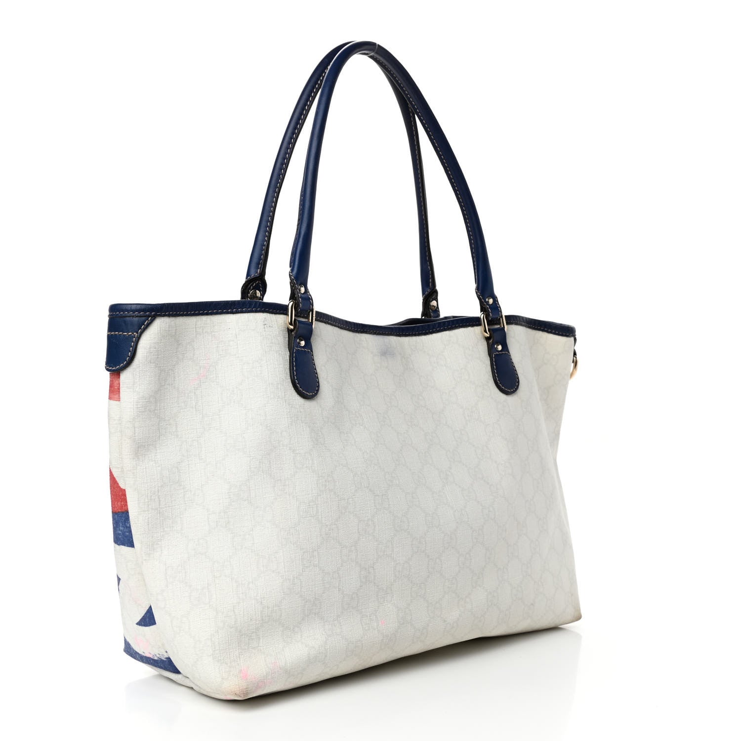 Gucci GG Plus Monogram Medium Unicef Tote White 2 of 8