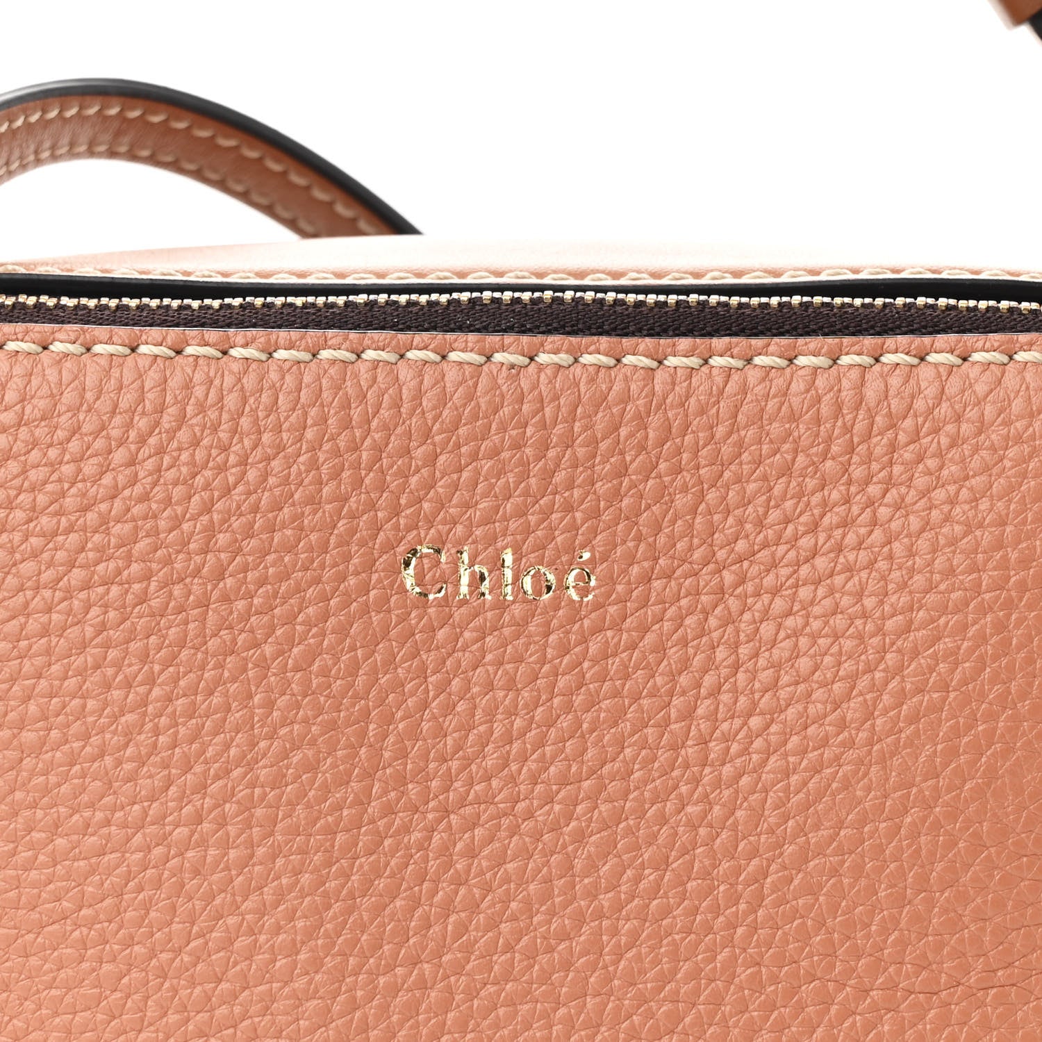 Chloe Calfskin Mini Daria Chain Bag Peach Bloom 9 of 11