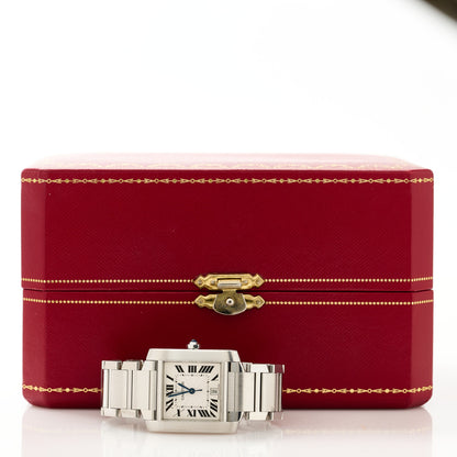 Cartier Stainless Steel 28mm Tank Francaise Automatic Watch 5 of 5