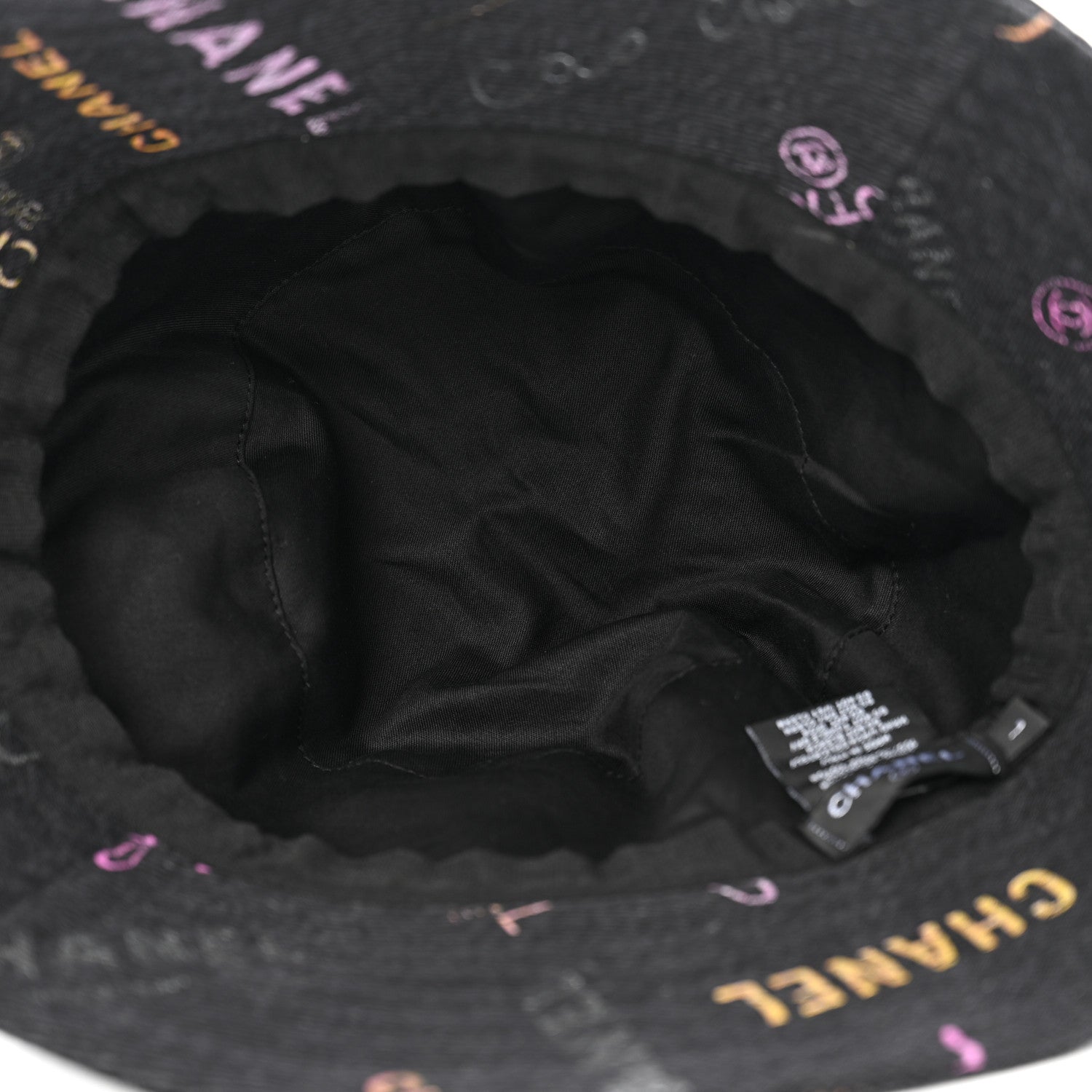 Chanel Denim Mood Cloche Bucket Hat L Black 7 of 8