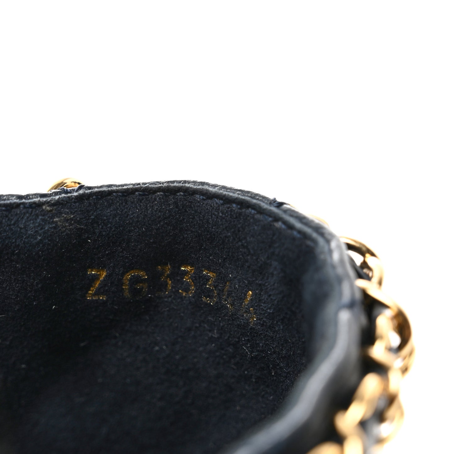 Lambskin Quilted CC Chain Espadrille Mules 36 Black Navy
