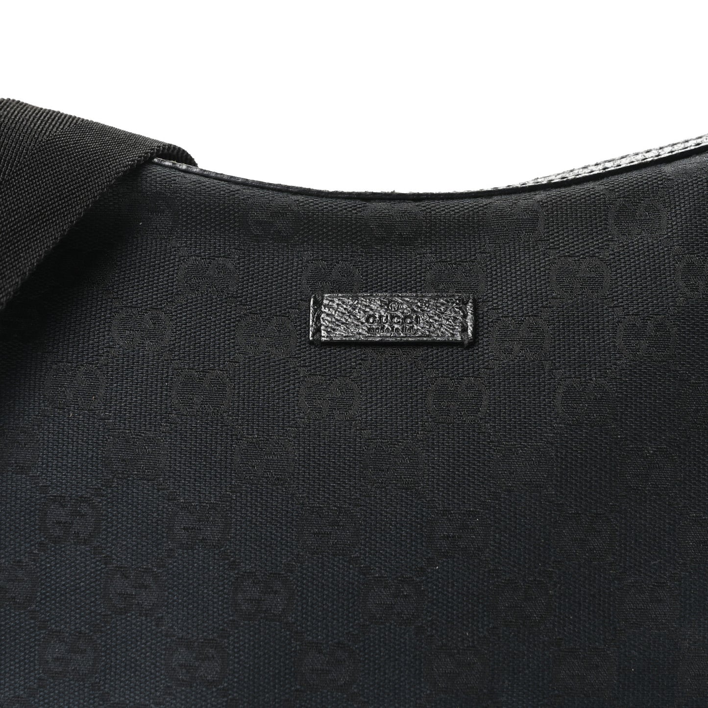 Monogram Medium Half Moon Hobo Black