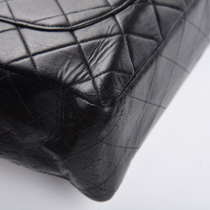 Chanel Lambskin Quilted Jumbo Single Flap Black 13 of 14