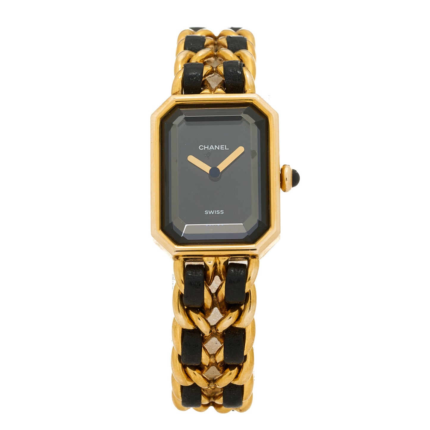 Stainless Steel Lambskin 20mm Chain Premiere Quartz Watch Gold M