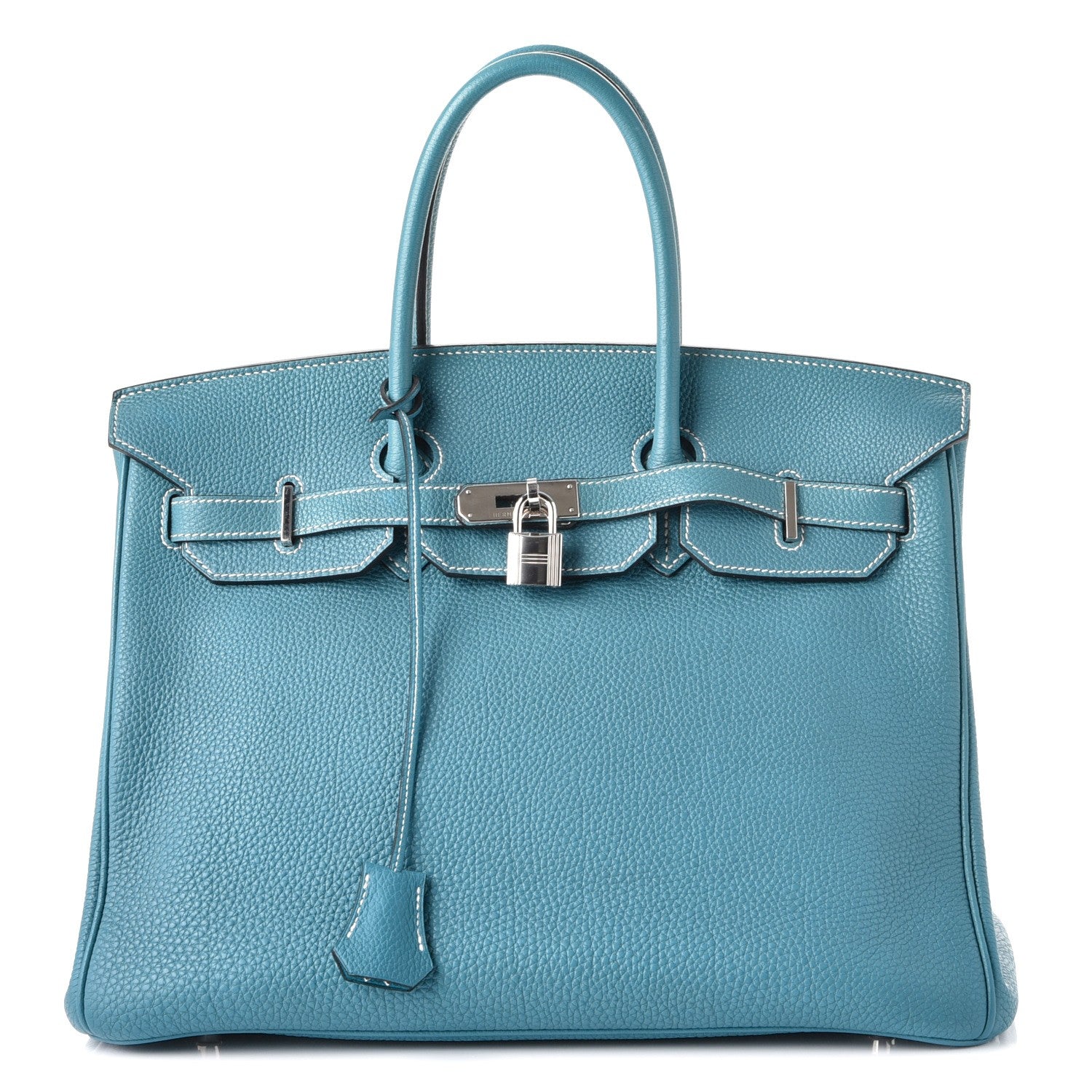 Hermes Togo Birkin 35 Blue Jean 1 of 38