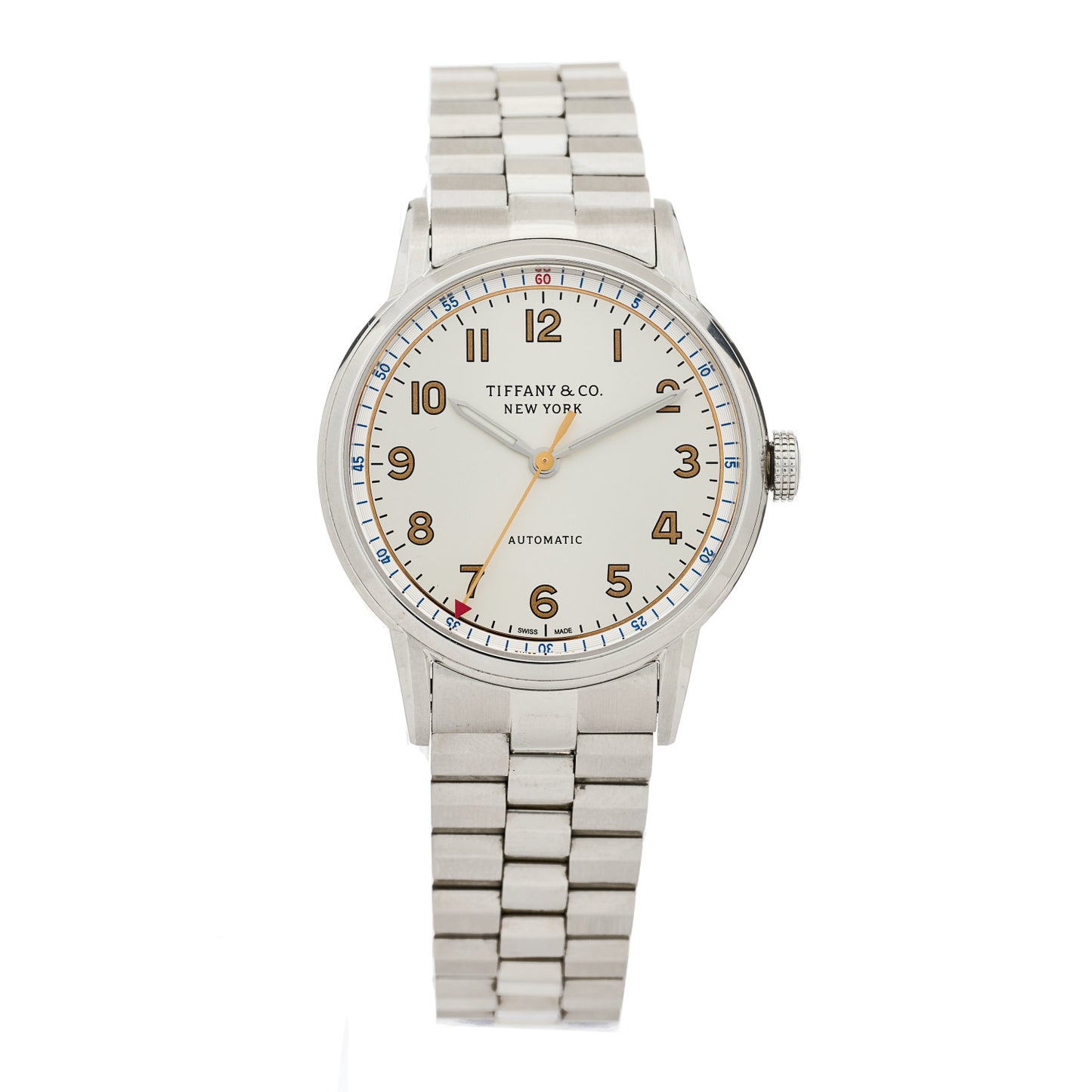 Stainless Steel 34mm CT60 3-Hand Automatic Watch