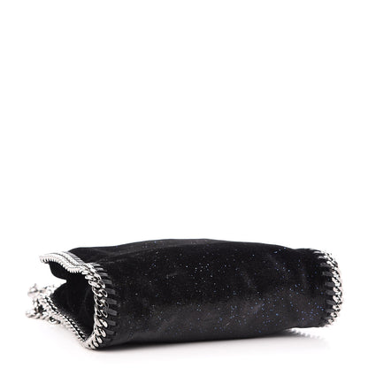 Stella McCartney Glitter Velvet Tiny Falabella Tote Black 4 of 7