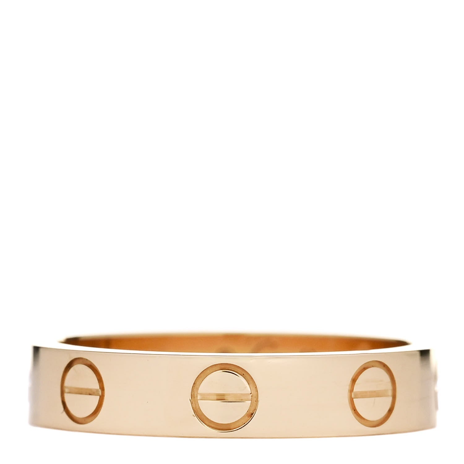 Cartier 18K Yellow Gold 3.5mm LOVE Wedding Band Ring 49 4.75 1 of 5