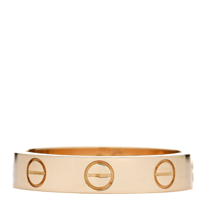 Cartier 18K Yellow Gold 3.5mm LOVE Wedding Band Ring 49 4.75 1 of 5