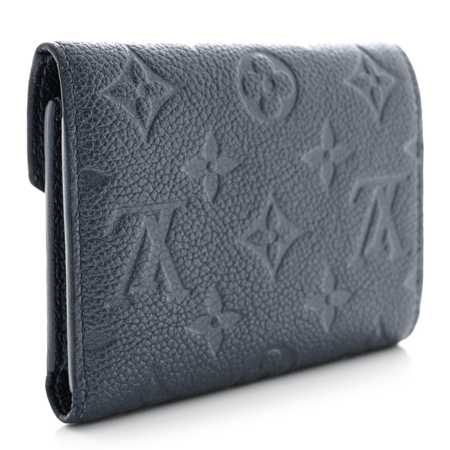 Empreinte Monogram Flower Victorine Wallet Navy Blue