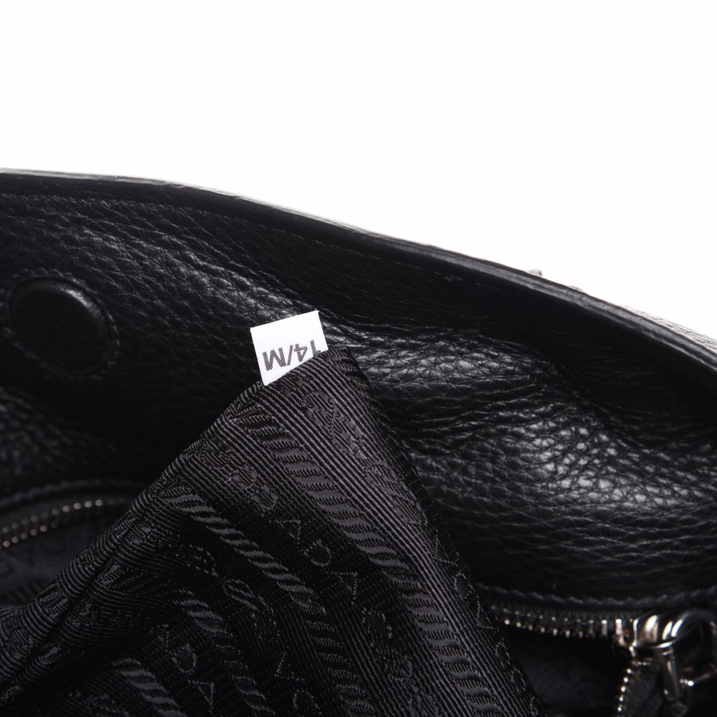 Vitello Daino Tote Nero Black