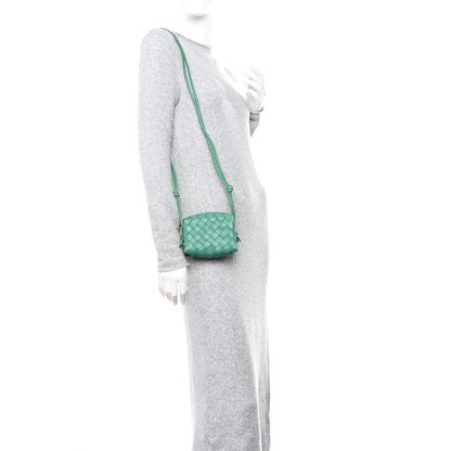 Bottega Veneta Nappa Intrecciato Candy Loop Camera Bag Mermaid 2 of 11