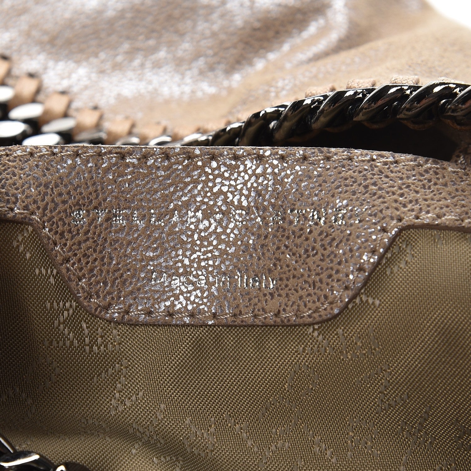 Stella McCartney Shaggy Deer Falabella Clutch Taupe 6 of 7