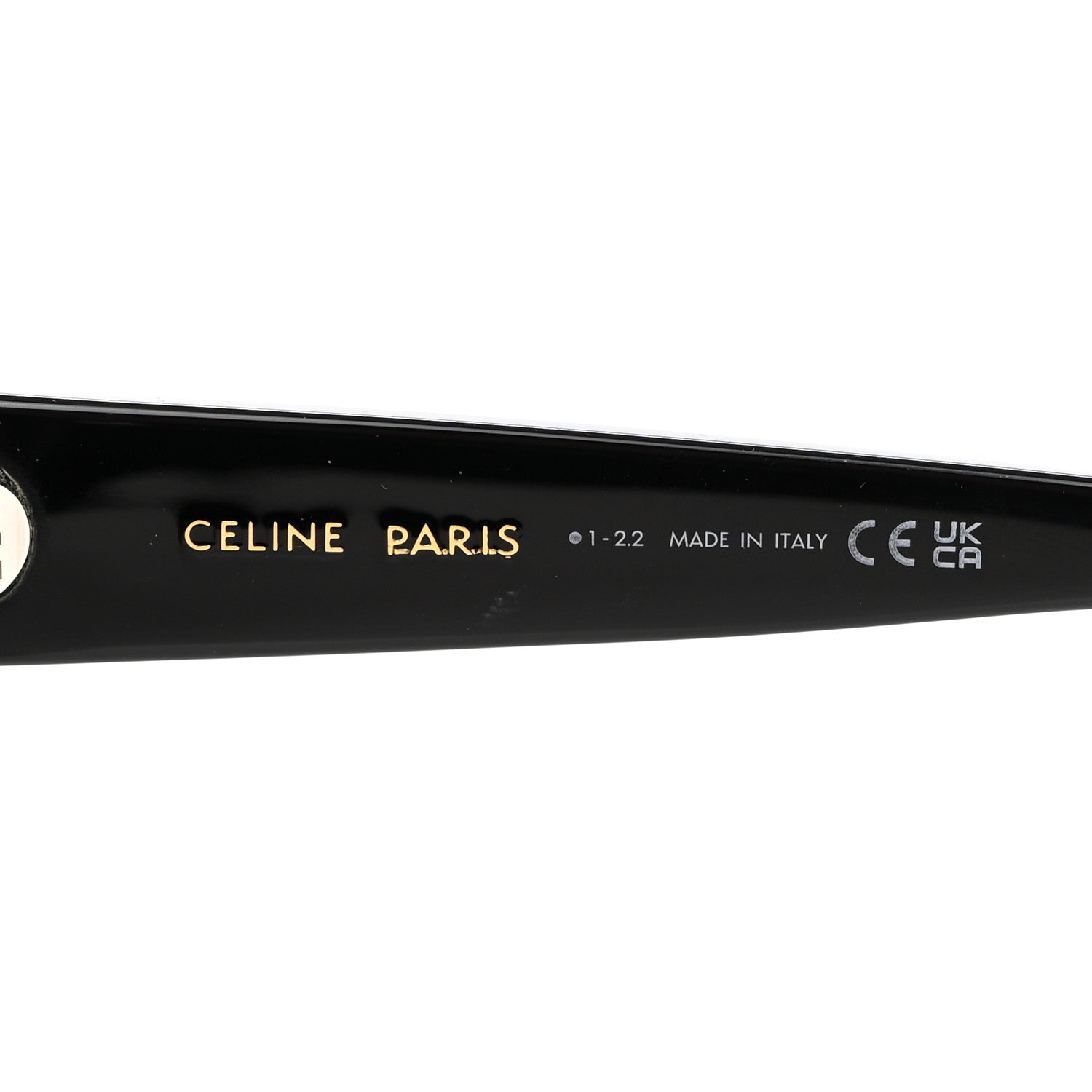 Celine Acetate Triomphe 01 Square Sunglasses CL 40226U Black 6 of 7