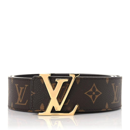 Louis Vuitton Monogram Calfskin 40mm LV Initiales Reversible Belt 95 38 Brown 1 of 5