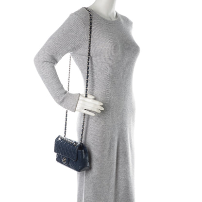 Chanel Caviar Quilted Mini Rectangular Flap Navy 2 of 7