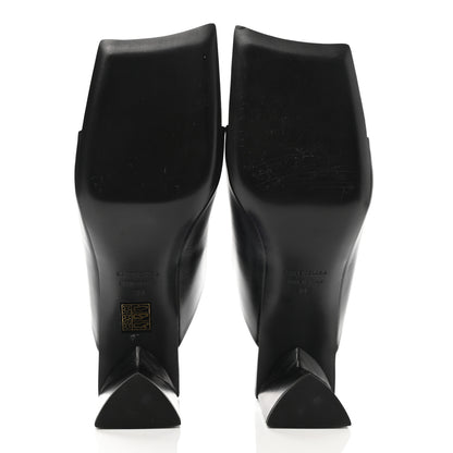 Balenciaga Smooth Calfskin Moon 60mm Sandals 38 Black 5 of 9